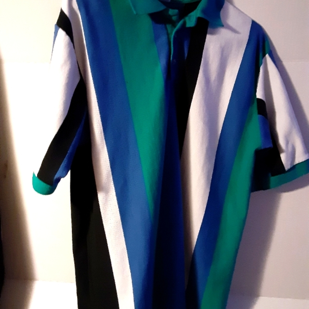 Sea palms by Hartwell polo shirt xl
